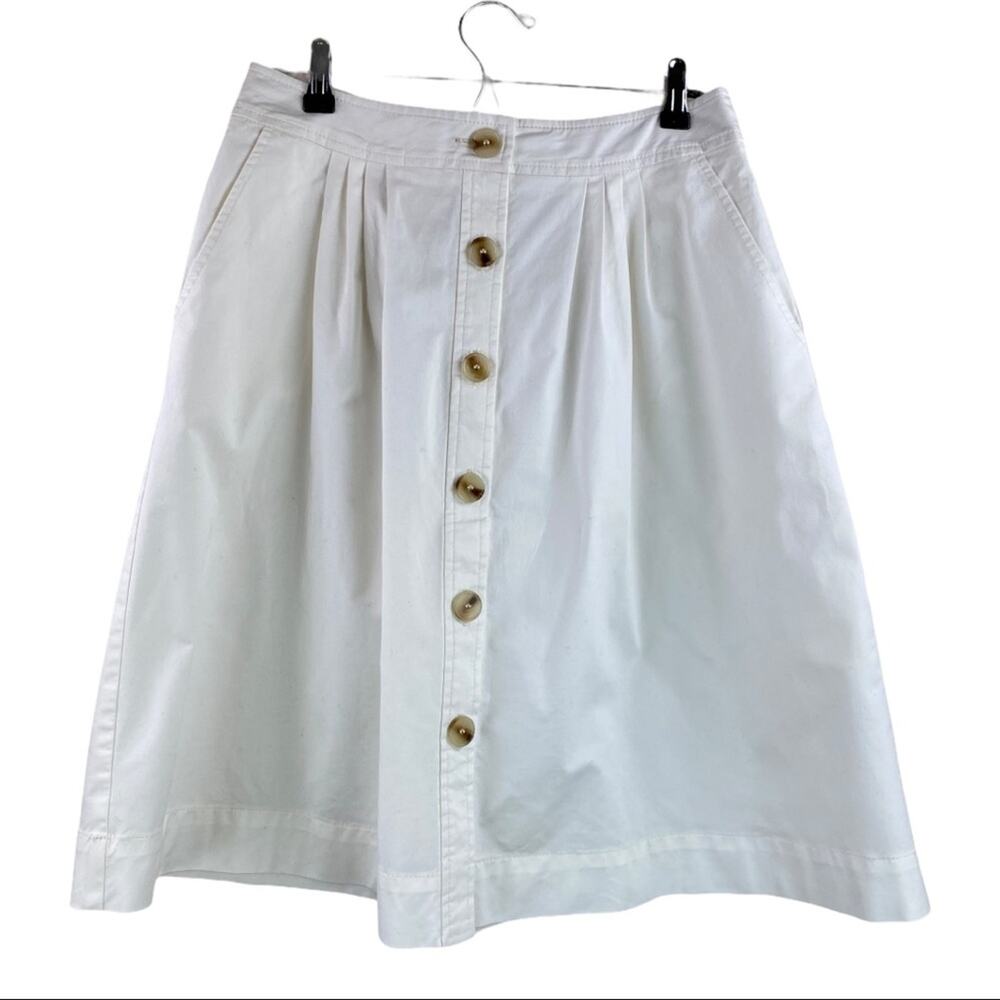 Trina Turk Jengo A-line button front skirt size 8